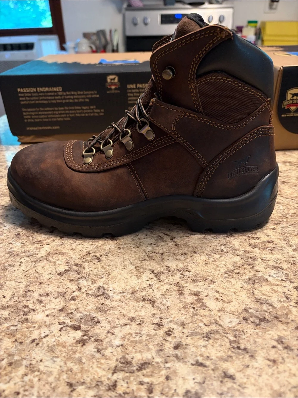 Red Wing Shoes Irish Setter Ely Brown Men’s Work Boots